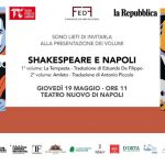 Invito presentazione ‘Shakespeare e Napoli’ al Teatro Nuovo