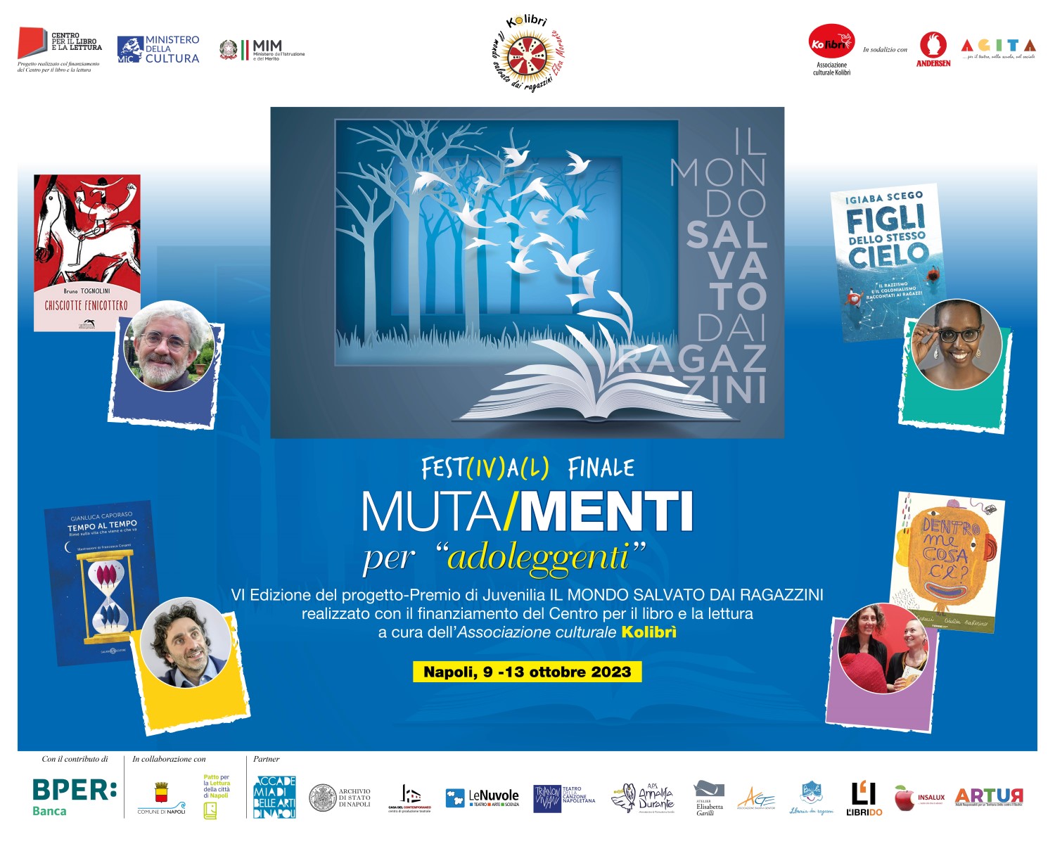 Muta/Menti per Adoleggenti, presentazione della nuova edizione martedì 26  alla Fondazione Premio Napoli (Palazzo Reale) - Gazzetta di Napoli